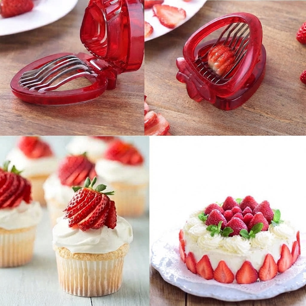Cortador de fresas de acero inoxidable