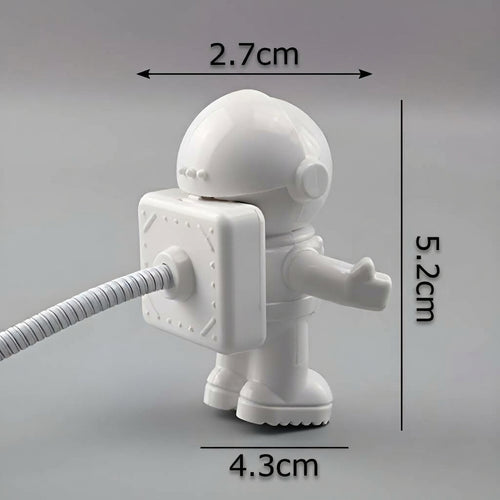 Mini lampara de escritorio de lectura con forma de astronauta USB