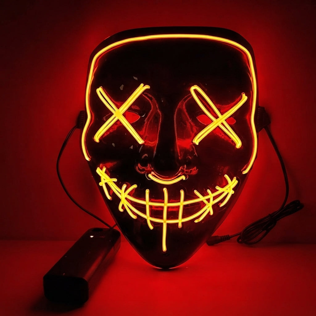 Mascara LED para disfraz