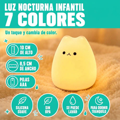Lampara de silicona para mesa