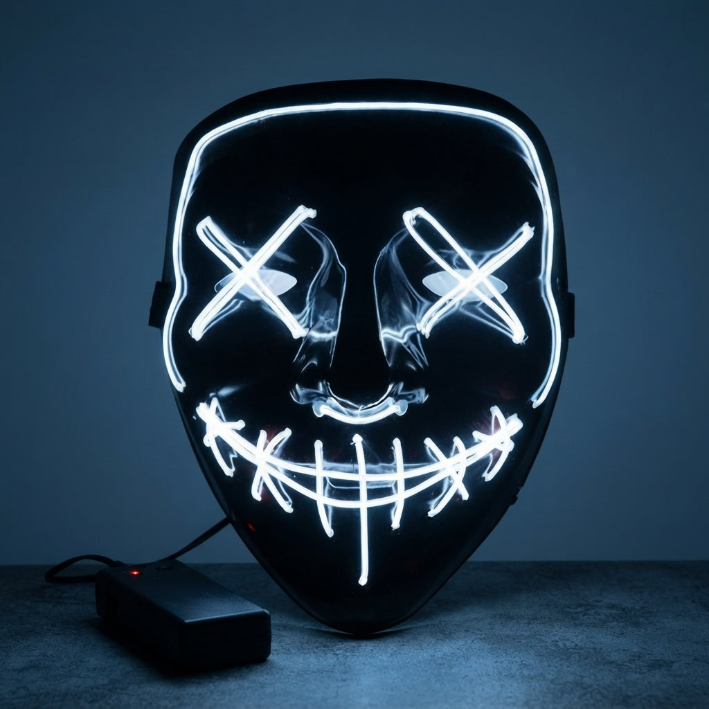 Mascara LED para disfraz