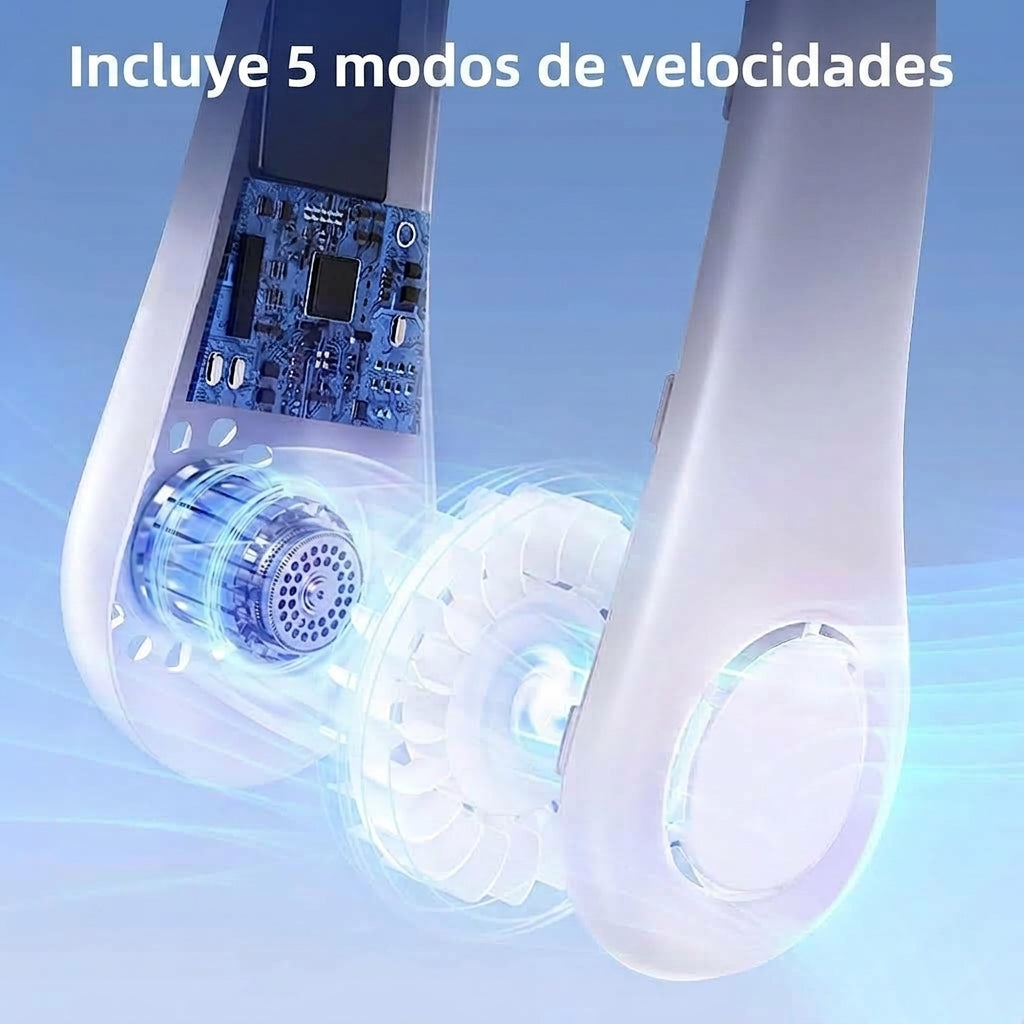 Ventilador de cuello portatil