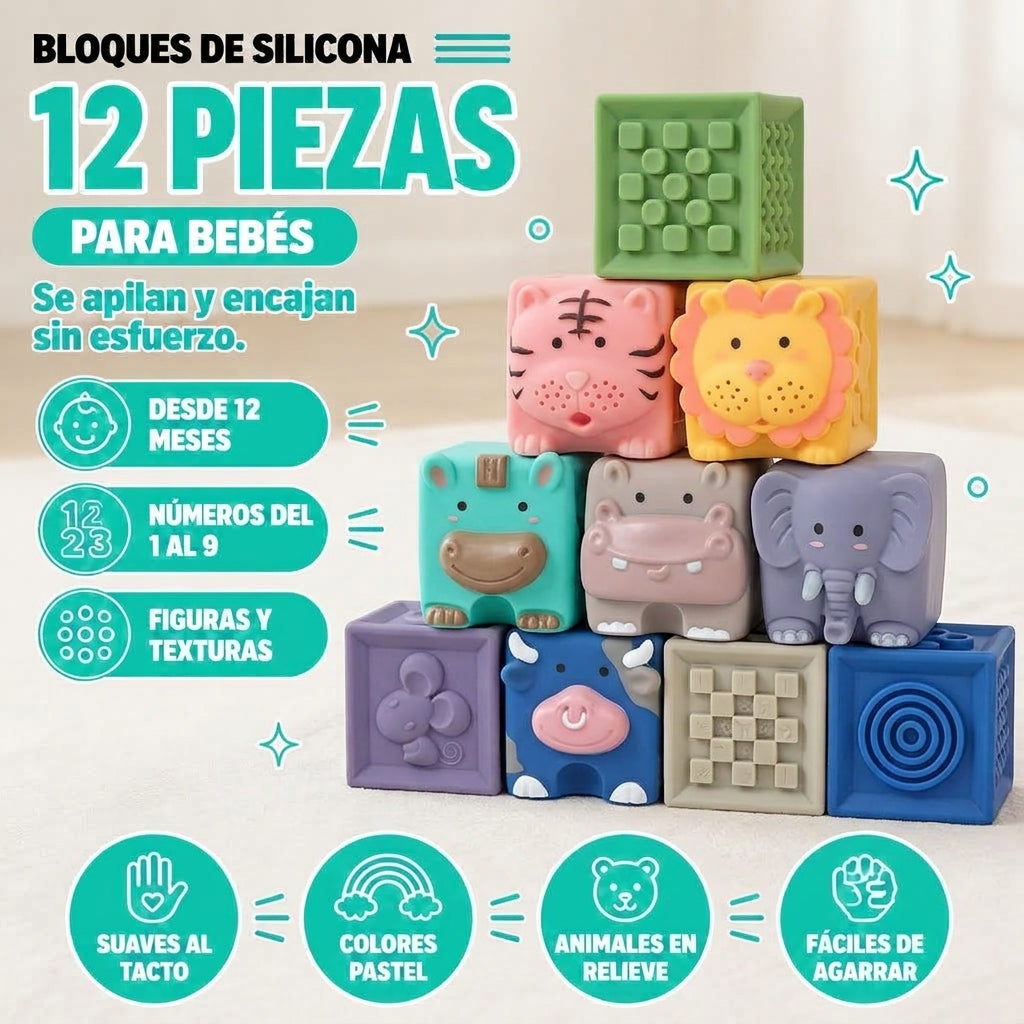 Bloques de construcción de silicona