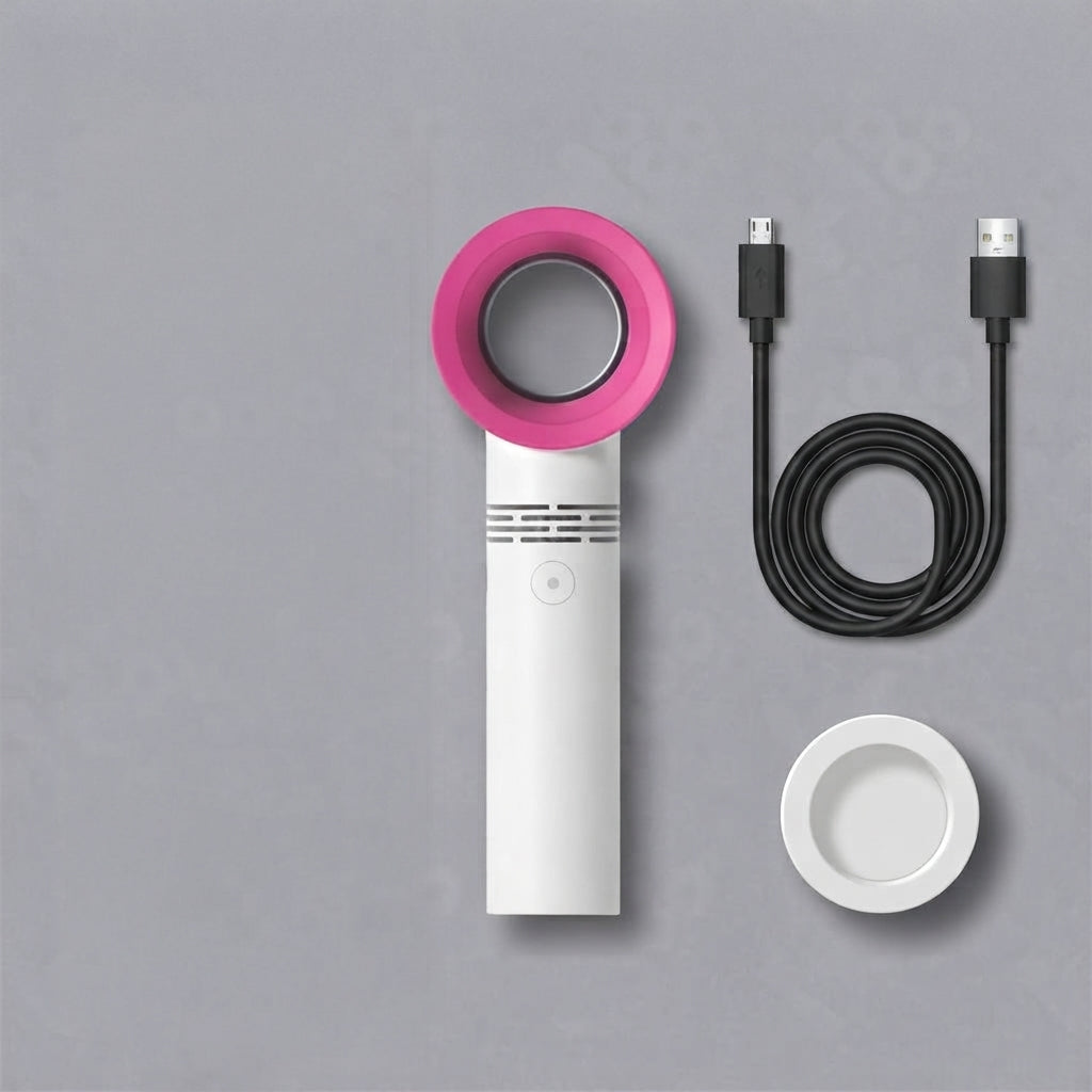 Mini ventilador portatil sin aspas con cable USB