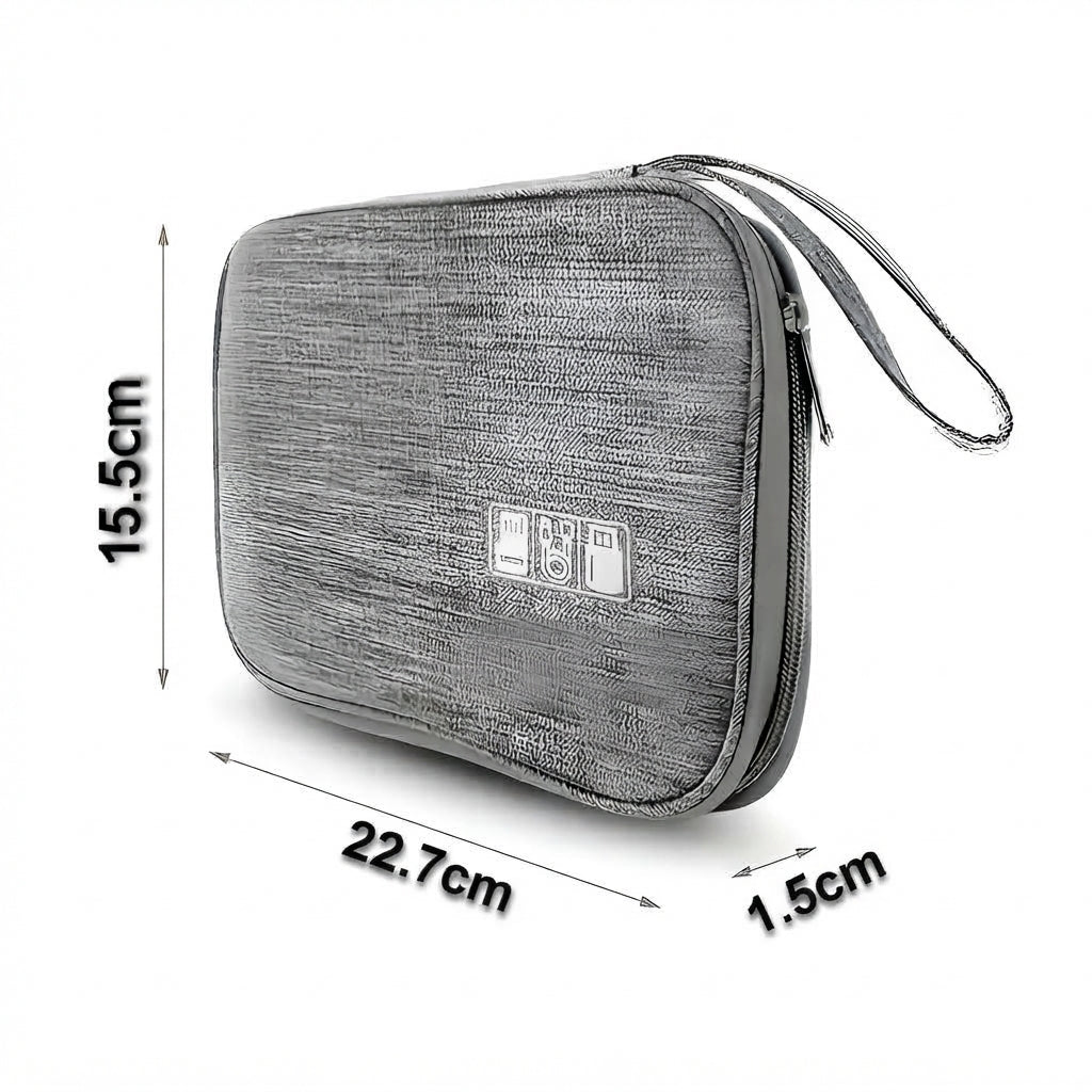 Bolso organizador de cables y equipos electronicos