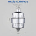 Filtro de cabezal universal para regadera