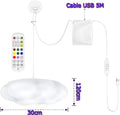 Luces  LED en forma de nubes 3D – Detalle y presentación – NQLN Store Venezuela