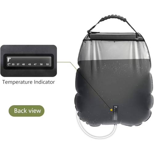 Bolso de ducha solar portatil