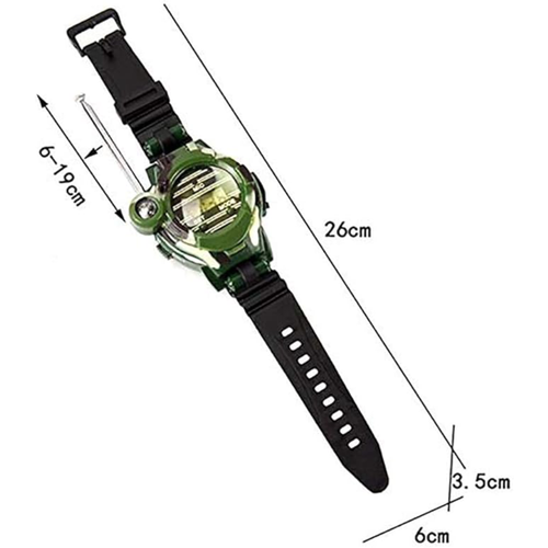 Reloj y radio tipo walkie talkie para ninos (Pack de 2)