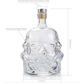 Botella decantadora de whisky de stormtrooper – Detalle de calidad y acabado – NQLN Store