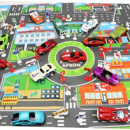 Alfombrilla de estacionamiento de trafico grande