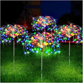 Luces solares LED para jardín – Vista adicional – Disponible en NQLN Store Venezuela