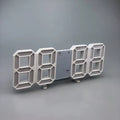 Reloj Digital 3D con alarma color blanco – Detalle de calidad y acabado – NQLN Store