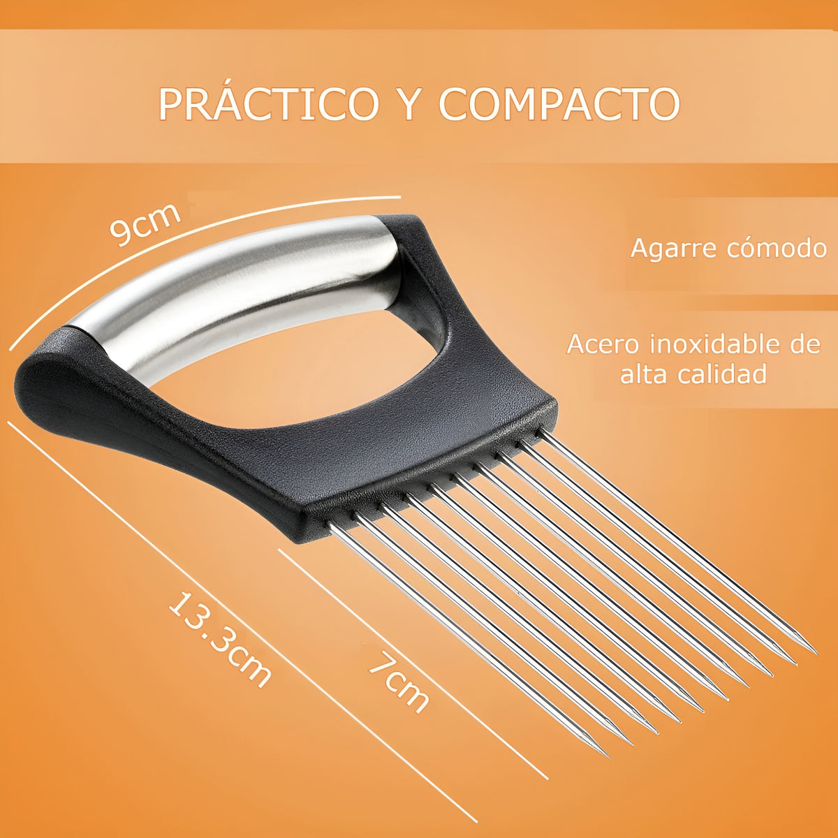 Soporte acero inoxidable para rebanar cebollas para cocina – Comprar en Caracas, Margarita y toda Venezuela – NQLN Store