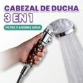 Cabezal de ducha de piedras con sistema de pulverizacion 3 en 1