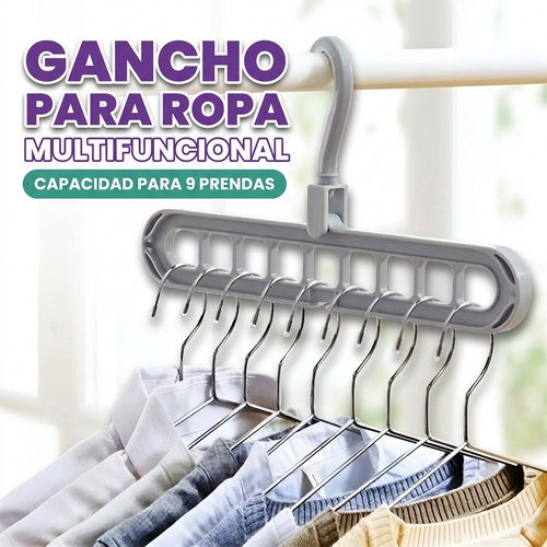 Gancho para ropa multifuncional