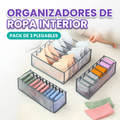 Organizadores de ropa interior (Pack de 3)