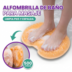 Alfombrilla antideslizante de bano para masaje
