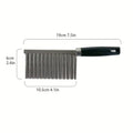 Cuchillo de corte arrugado para papas – Vista detalle del producto – NQLN Store