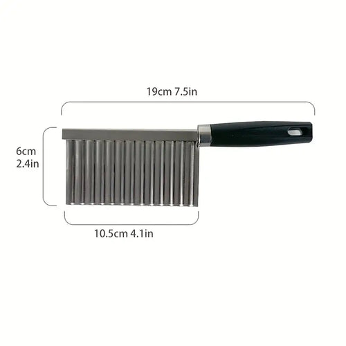 Cuchillo de corte arrugado para papas