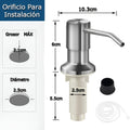 Dispensador de jabon para Fregadero De Cocina – Detalle de calidad y acabado – NQLN Store