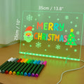 Tablero de notas LED con colores