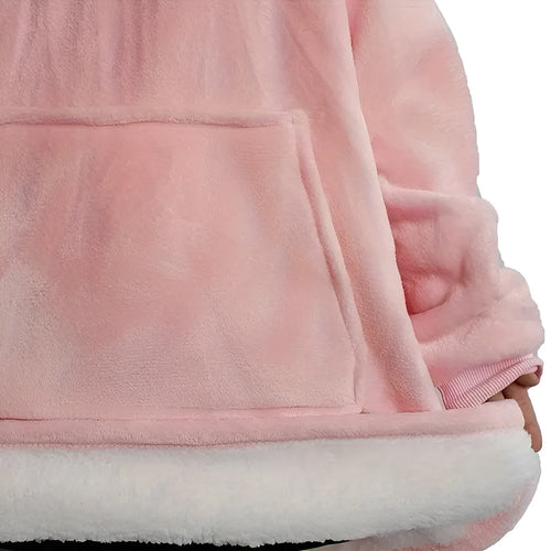 Manta de frio con capucha y bolsillo TALLA UNICA
