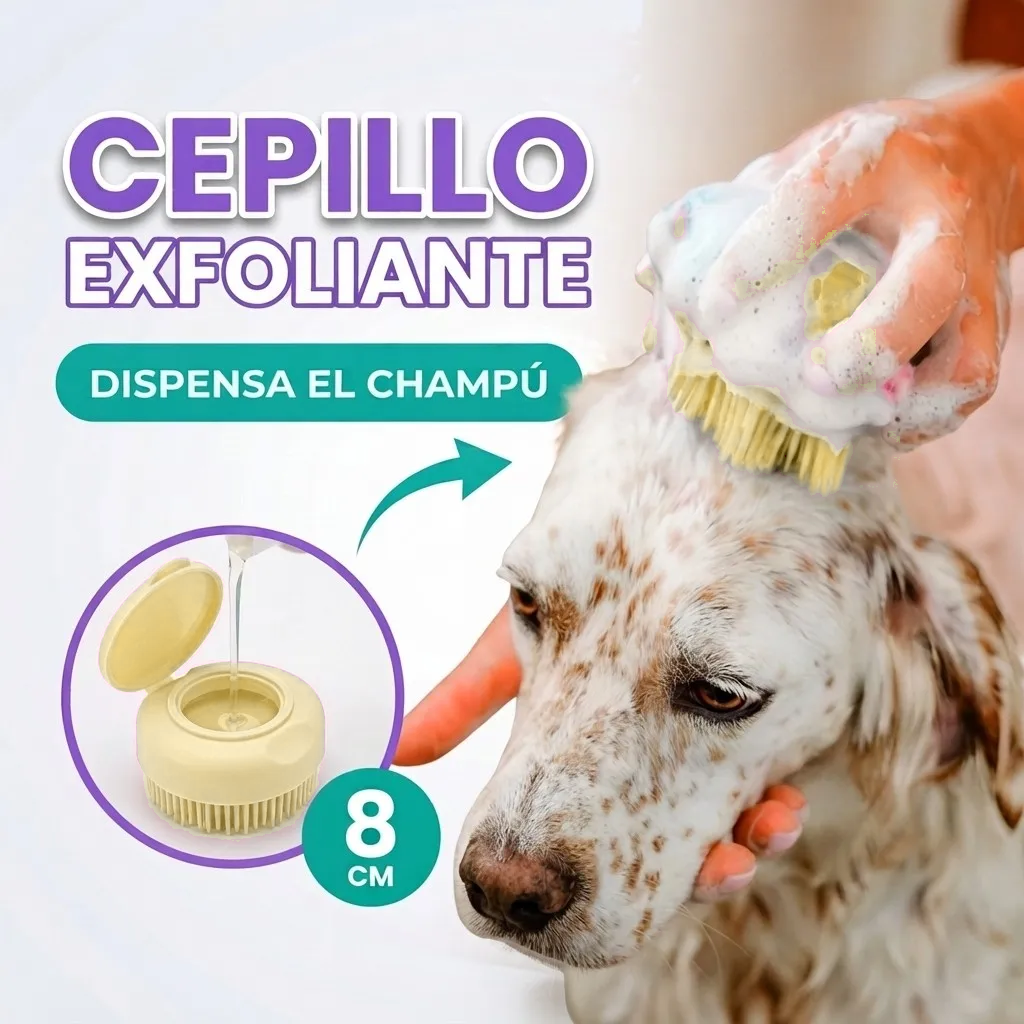Cepillo de silicona exfoliante