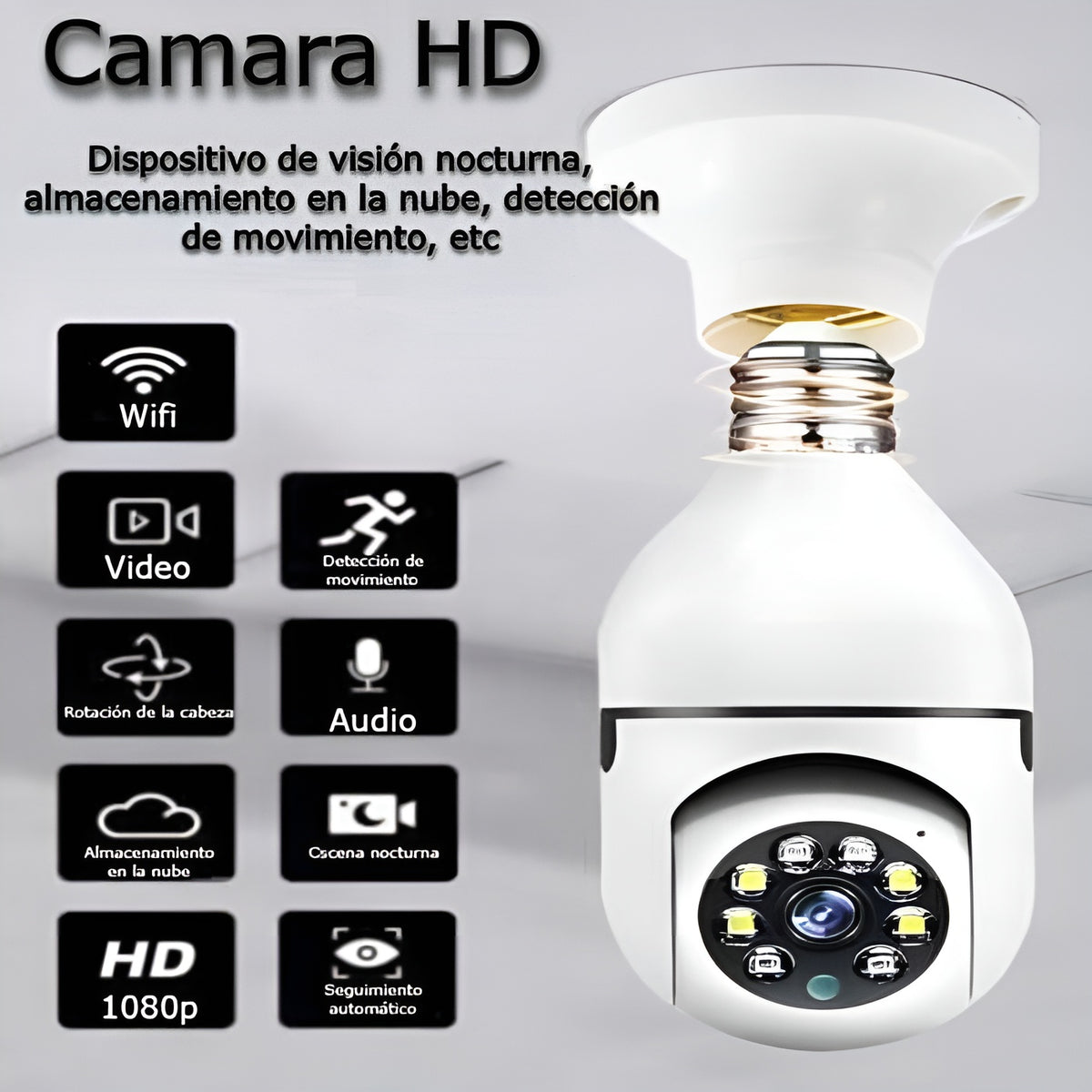 Cámara Bombilla de Seguridad – Tienda online NQLN Store Venezuela
