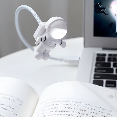 Mini lampara de escritorio de lectura con forma de astronauta USB