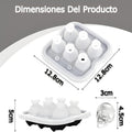 Molde de Silicona para Hielo con Forma de Calavera – Vista detalle del producto – NQLN Store