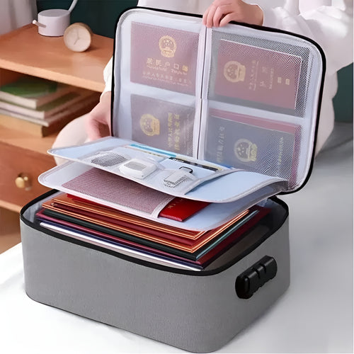 Bolso organizador de documentos con cerradura