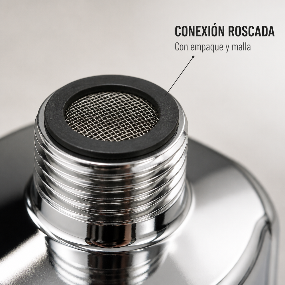 Filtro de cabezal universal para regadera