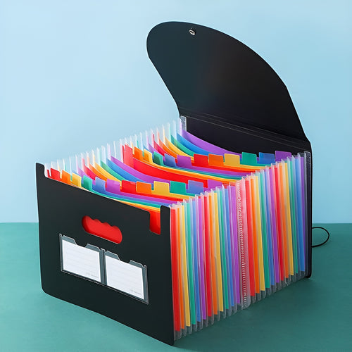 Carpeta organizadora de archivos expandible para oficina