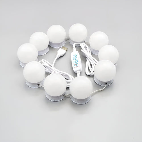 Luces Led en esfera para espejo