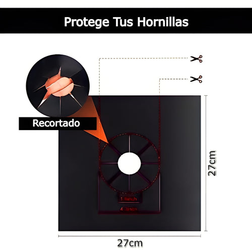 Protector de Estufas/Hornilla (Pack de 4)
