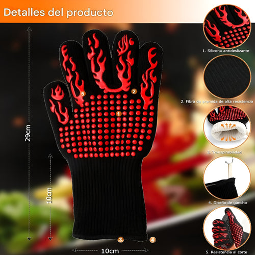 Guantes para hornear altas temperaturas (Pack de 2)