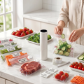 Kit de sellado al vacío para comida alimentos (bomba + 20 bolsas) VAULI