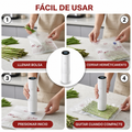 Kit de sellado al vacío para comida alimentos (bomba + 20 bolsas) VAULI