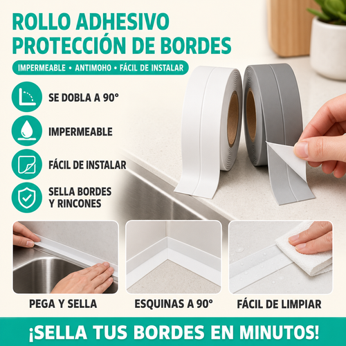 Rollo adhesivo para proteccion de bordes