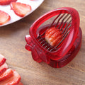 Cortador de fresas de acero inoxidable – Vista adicional – Disponible en NQLN Store Venezuela