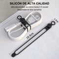 Organizador de cables elastico (Pack de 10)