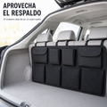 Organizador de maletero de asiento trasero para carro