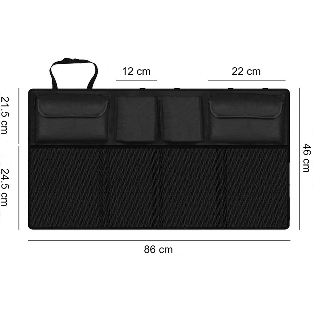 Organizador de maletero de asiento trasero para carro
