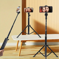 Tripode de palo selfie extensible con control remoto inalambrico