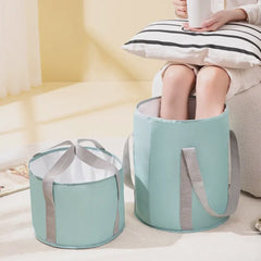 Banera Plegable Portatil con Asa para Pies