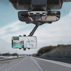 Soporte de telefono para retrovisor de carro