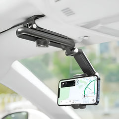 Soporte de teléfono para visera giratoria de 1080°