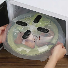 Cubierta magnetica de microondas para alimentos