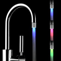 Sensor LED de temperatura para grifo de agua